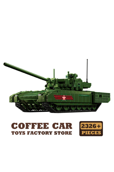 Choice5 2326 قطعة من مكعبات بناء دبابة القتال الرئيسية T-14، ألعاب أطفال، سيا...