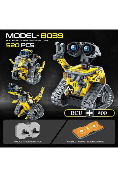 choice2 بدون تغليف، 520 قطعة، 3 في 1، روبوت مدينة قابل للتحويل، حفارة، سيارة ...