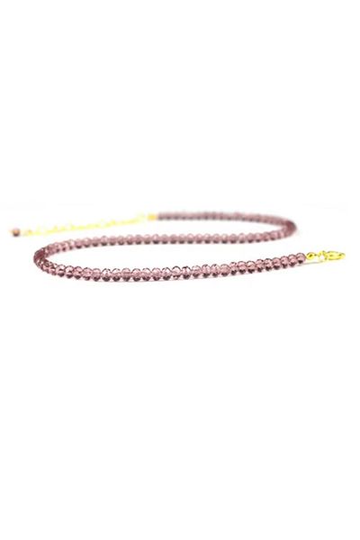 Choice Purple Fashion Brand Simple Black Beads Short Necklace Femme Ladies Choker For Women Party Jewelry