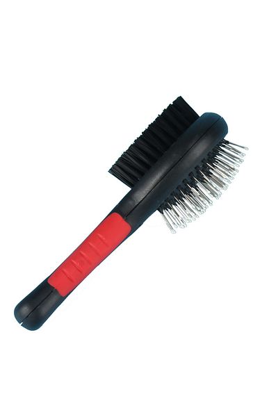 Choice M As Picture 1pc Double Faced Pet Dog Comb Long Hair Brush Plastic Handle Puppy Cat Massage Bath Bru