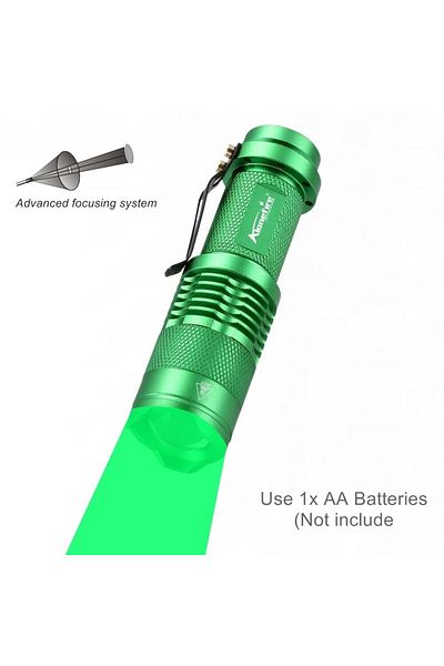 Choice Aa Red Green Red Light Zoom Flashlight Mini Hunting Bees Fishing Blood Vessels Astronomy Observe Sta