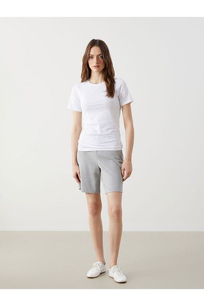 LC Waikiki New Season Women's Shorts with Elastic Waist - S5G693Z8