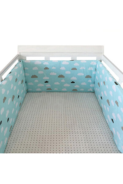 Choice سرير أطفال LYD Nordic Stars سميك بتصميم سحاب ومصدات من قطعة واحدة حول وسادة واقية للسرير