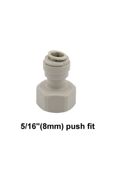 Choice 8mm 5/16" 3/8" Push In Speedfit To 5/8" Suits Keg Couplers And Tap Shanks Plastic Quick Connect Pipe