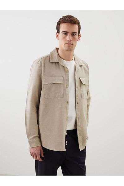 LC Waikiki Regular Fit Long Sleeve Men's Shirt Jacket