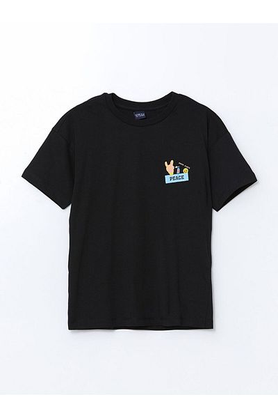 LC Waikiki Tricou pentru băiat cu gât crew New Season - S5H012Z4