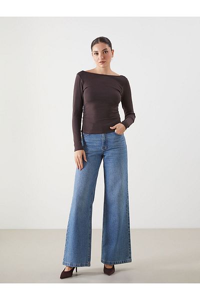 LC Waikiki Lcw Boat Neck Women's Bodysuit