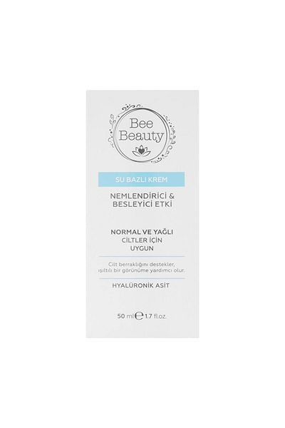 Bee Beauty Moisturizing Effective Water Based Oil-Free Gel Cream with Hyaluronic Acid 50 ml
