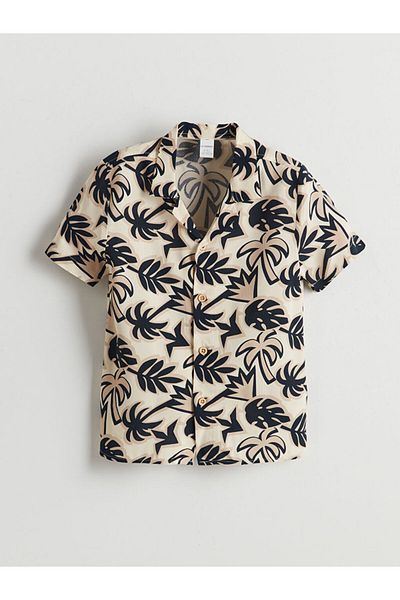 LC Waikiki New Season Regular Fit Printed Boy's Shirt - S5Fb95Z1