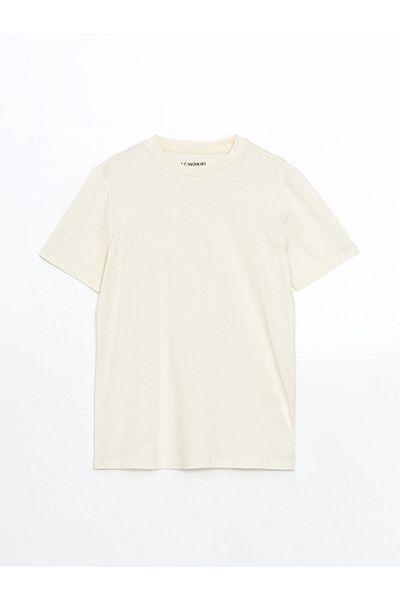 LC Waikiki Blue Crew Neck Boy T-Shirt