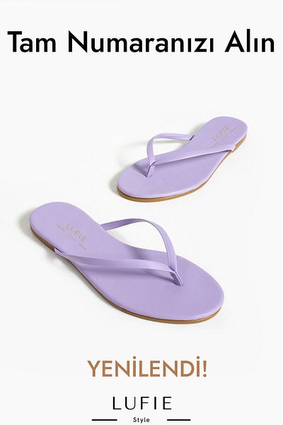Lufie Style Women's Flip Flops Lilac