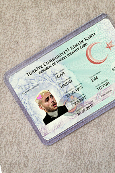 SARANG Fiyonklu Barış Alper Yılmaz Şeffaf Kimlik Kılıfı - Ehliyet, Nufüs Cüzdanı, Okul Kartı, Akbil Kılıfı