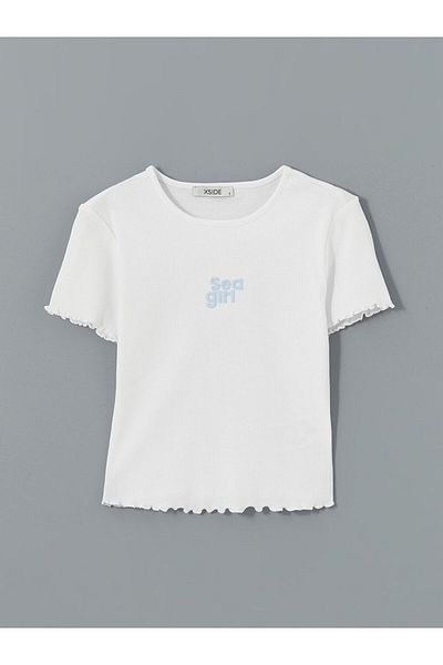 LC Waikiki Γυναικείο μπλουζάκι LCW Crew Neck Κεντημένο