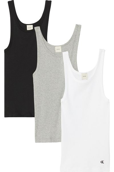 Calvin Klein Scoop Neck Cotton Tank 3Pk Undershirt