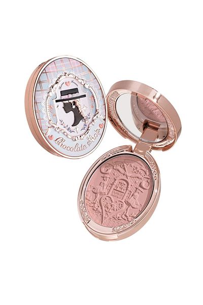 Flower Knows Chocolate Wonder-Shop Embossed Blush, 5g (01 Bedtime Story)