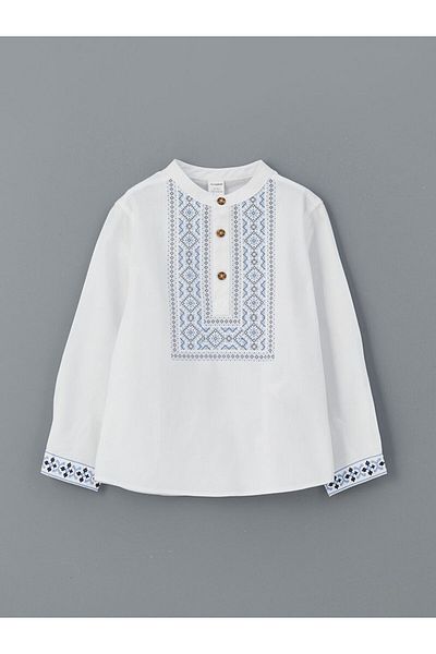 LC Waikiki Embroidered Boy's Shirt