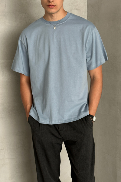 HYMAN Ανδρικό μπλουζάκι Basic Oversize 100% βαμβάκι