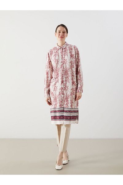 LC Waikiki New Season Patterned Women's Shirt Tunic - S5Ip24Z8