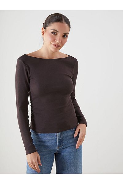 LC Waikiki Lcw Boat Neck Women's Bodysuit
