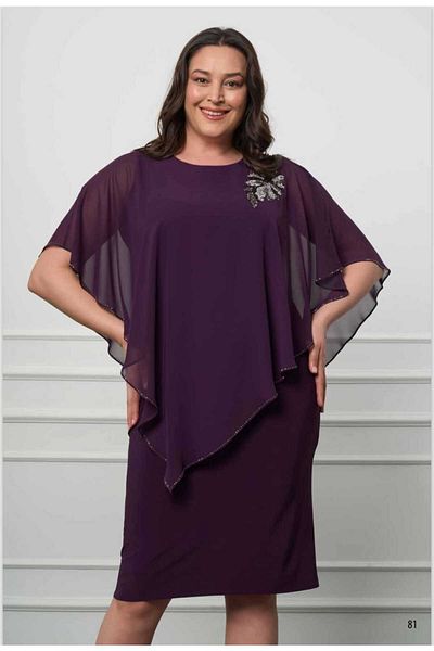 Paşalı Chiffon Dress