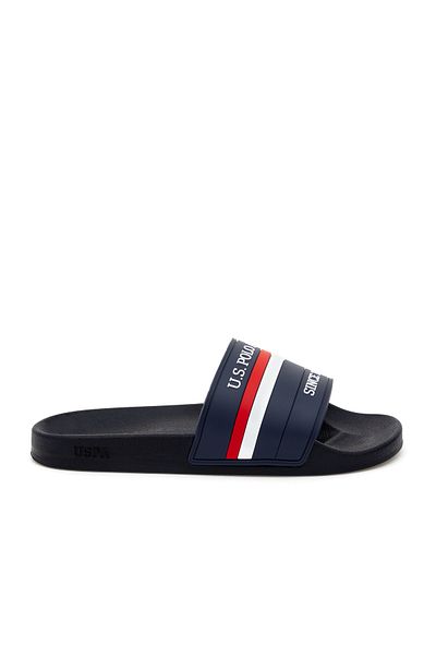 U.S. Polo Assn. النعال الرجالية باللون الأزرق الداكن 50305431 -VR033