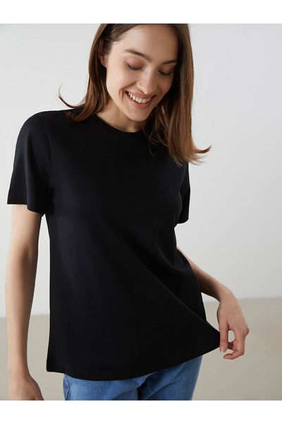 LC Waikiki Νέα σεζόν Crew Neck Γυναικείο Tisort - S5MF93Z8