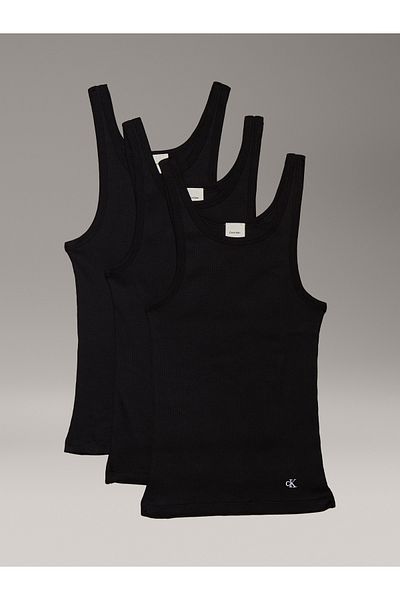 Calvin Klein Scoop Neck Cotton Tank 3Pk Undershirt