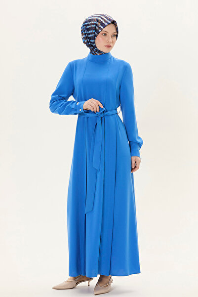 Setrms Hakim Yakalı Pilikaşe Elbise