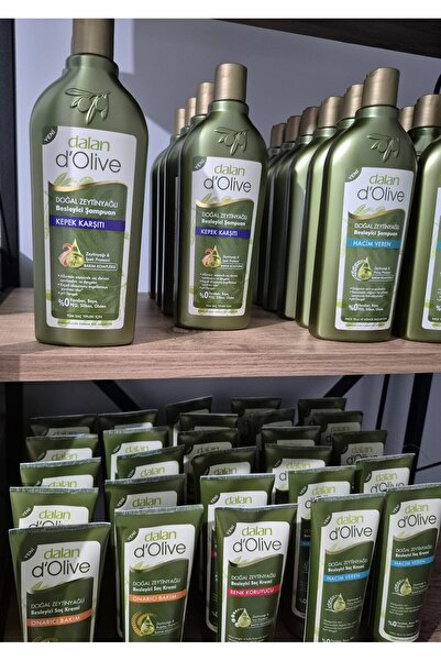Dalan شامبو مغذي بزيت الزيتون الطبيعي المضاد للقشرة من دي أوليف -400 مل- (6 قطع)