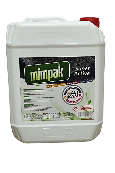 MİMPAK SUPER ACTIVE konsantre halı yıkama ve bakım deterjanı 5lt