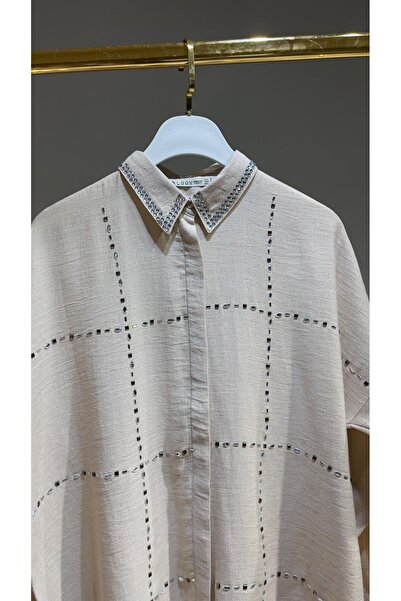 Saloon Shirt-S - Cream