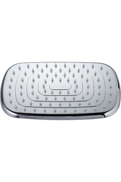 HESANIT ABS Shower Head Oval 30x18cm Chrome
