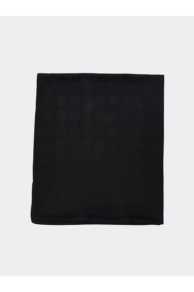 LC Waikiki Black Patterned Women's Voile Shawl
