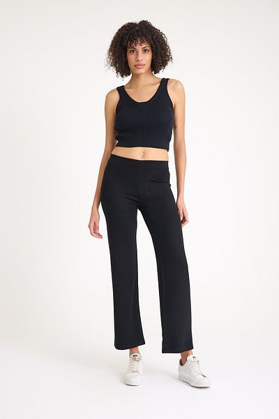 COTENCONCEPT Pantaloni de damă cu picioare largi, cu potrivire confortabilă