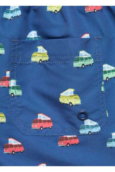 MANGO Kids Gemusterter Shorts-Badeanzug