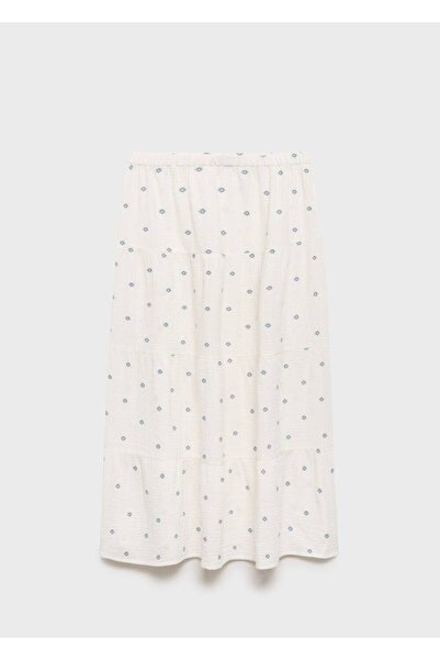 Mango Teen İşlemeli evaze etek