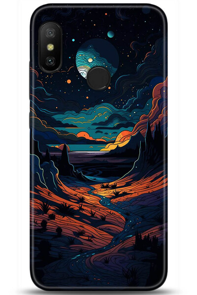 adveksiyon حافظة هاتف Xiaomi Mi A2 Lite مطبوعة بدقة HD - تصميمات محددة 5275