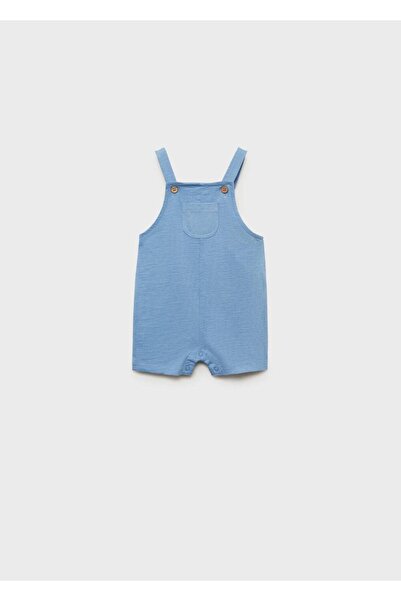 MANGO Baby Cotton Short Salopet