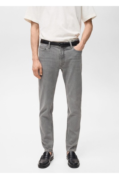 MANGO Man Jeans Jan Slim Fit Gray Wash