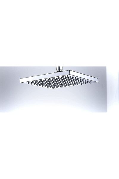 HESANIT ABS Square Shower Head 20cm Chrome