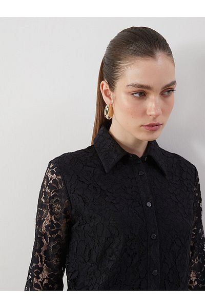 LC Waikiki Lace Women's Shirt Dress