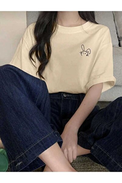 KOZİA OUTDOORS malkoçbey μπλουζάκι με λεπτομέρεια μικρού κουνελιού, βασικό, o...