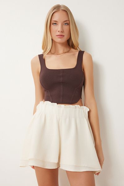 Lovelyİstanbul Double Layer Muslin Shorts - Lns0029