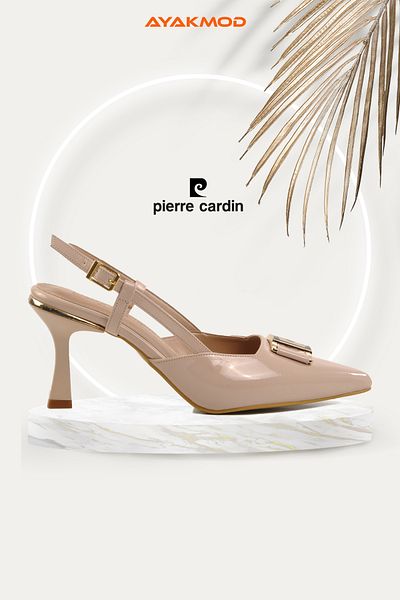 Pierre Cardin Cream Thin Heels Women's Evening Dress Shoes Wedding Engagement Special Occasion Shoes Pc-54707 Z
