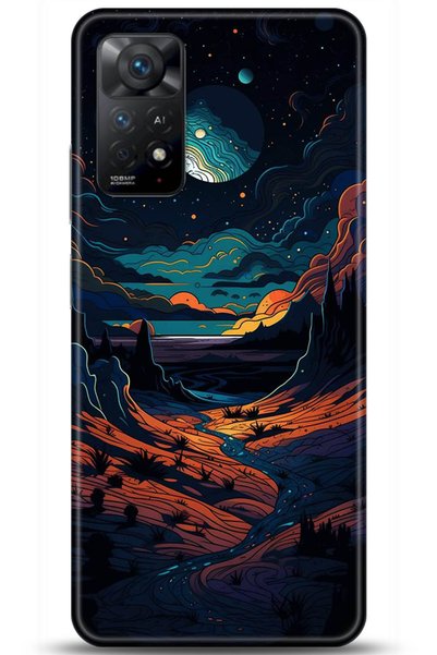 adveksiyon حافظة هاتف Xiaomi Redmi Note 11 Pro مطبوعة بدقة HD - تصميمات محددة...