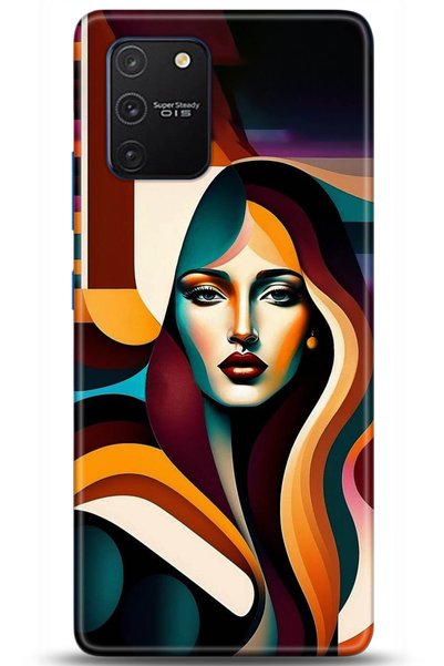 adveksiyon حافظة سامسونج جالاكسي S10 لايت / A91 مطبوعة بدقة عالية - تصميمات م...