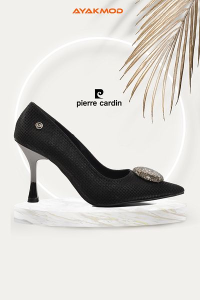 Pierre Cardin PC-54031 Μοντέλο Μαύρα γυναικεία παπούτσια με τακούνι