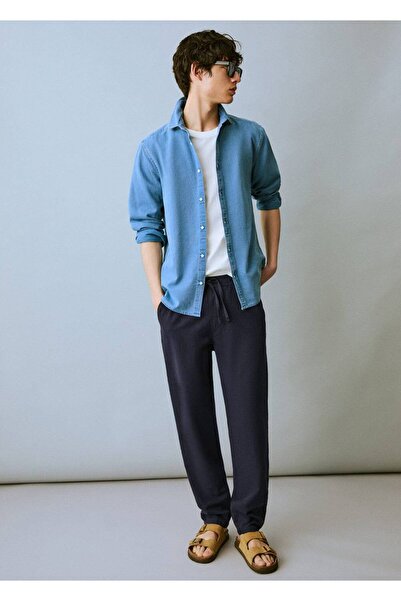 Mango Teen Lanene jogger pantalone