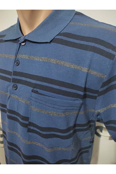 MERTER TRİKO Polo Yaka Cepli Baba Tişortu