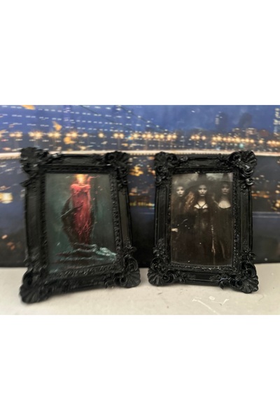 busraconcept Gothic 2 Framed Painting 20cm Vintage Painting